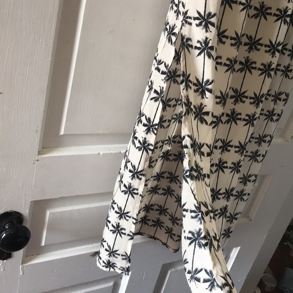 Palm tree maxi skirt with pockets - Picture 2 of 5